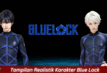 Tampilan Realistik Karakter Blue Lock