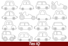 Tes IQ - Temukan 2 Mobil Identik