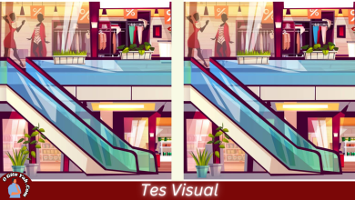 Tes Visual - Temukan 10 Perbedaan Tempat Perbelanjaan